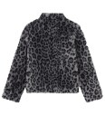 Zadig & Voltaire Jakke   Imitert pels   Svart/Grå m. Leopard   Zadig & Voltaire   14 år (164)   Overgangsjakke