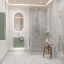 Inr Iconic Nordic Rooms Slot 50 Speil med Led belysning B500xh1000xd30mm 50cm