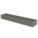 vidaXL Gabion høybed galvanisert stål 450x90x50 cm