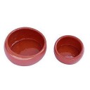 Kattinorge Keramikkskål ergonomisk terracotta Large