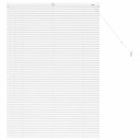  Vindu Persienne med gardiner Manual Hvit Aluminium