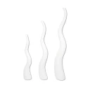 Europalms Design Vase Wave-100, White