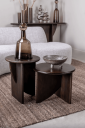 Trend Collection Annabel Coffee Table Walnut Ø40 X H50