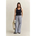 GANT Stripe Poplin Pull On Pants Navy 36