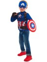 Rubies Kostymer Marvel Captain America 4 6 år 104 116 Kostymer Blå Hvit Rød