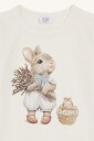 Hust And Claire Hust & Claire Baloo Flor ull/bambus body off white 74