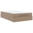  Sengeramme med madrass Annet 2 pcs Lysebrun PVC
