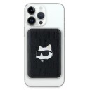 Karl Lagerfeld Induksjon Powerbank 16W 5000mAh Svart Choupette Head Pin