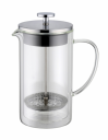 WEIS Presskanne i glass. Dobbeltvegget og isolert. 1 liter