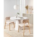 Spisestol Mills 2-pakning - Brun, Beige