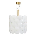 by Rydéns Omlott taklampe Ø50cm messing/hvit