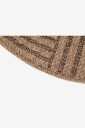 KM Home   Flatvevd teppe Natural   Natur