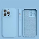 Hurtel Silicone Case for Samsung Galaxy A14 5G / Galaxy A14 Silicone Cover Light Blue