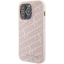 Karl Lagerfeld Hardcase for iPhone 15 Pro Max 6,7" Quiltet K-Mønster Rosa