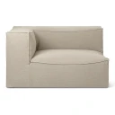 Ferm Living Catena Sofa Armrest Left L400   Rich Linen   Natural