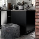 Shepherd Eva Puff Rund 60x40 Mørk Brun