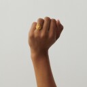 Pernille Corydon Shell Flower Ring 18 kt. Gullforgylt sølv r-346-gp-54-1 - Dame - 925 sterling silver