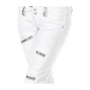 MET Dame Jeans Hvit W28,