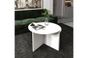 Dolcer Sofabord 70 cm - Hvit