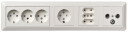 Elko Ramme 5-hull RS16 L575 Polarhvit Elko - 1411705