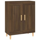 vidaXL Skjenk brun eik 69,5x34x90 cm konstruert tre