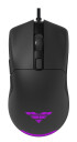 Preyon POW27B Owl Kablet Gamingmus RGB 6 knapper Svart