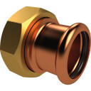 Skrutilkobling Blyfri rødgodsmutter/M presse 2,3/8" x 54 mm.