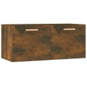vidaXL Veggskap r?kt eik 80x35x36,5 cm konstruert tre