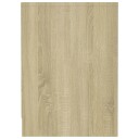 vidaXL TV-benk sonoma eik 102x37,5x52,5 cm sponplate