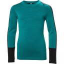 Helly Hansen Lifa Midweight Merinoull Skiundertøy Barn Blå/Svart 146