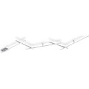 Trio Lighting Indira taklampe 245 cm