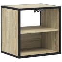  Veggmontert nattbord sonoma eik 40x31x39,5 cm 8721102838057