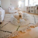 Little&Bigger Fluffy Seng Frost Hvit (60 cm)