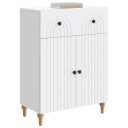  Serviesskap med skuff Hvit 66 x 34,5 x 90 cm Konstruert tre