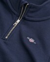 GantKids Shield Sweatshirt med halv glidelås EVENING BLUE 110/116