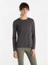 Arc'teryx Women's Taema Crew LS S, Black Heather