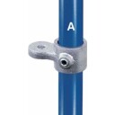 1" horisontal pipe, hann. KEE CLAMP
