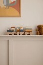 Kid"s Concept Block Train Brown - Multi/patterned - ONE SIZE