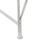 vidaXL Trebens 4  seter 160 x 80 x 44 cm steel Antikk hvit halvrund