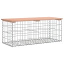 vidaXL Hagebenk gabiondesign 103x44x42 cm heltre douglasgran