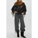 Munthe, Dame, Jeans, Svart, L,