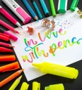 Faber Castell Tegnesett Faber Neon 6stk