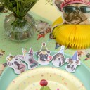 Santex Bordsdekorasjoner Party Hund 25-pakning 9332 0-99