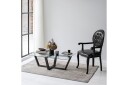 Liepene Sofabord 105x65 cm Svart - Hanah Home