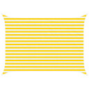  Solskygge seil Gul og hvit 3,5 x 2,5 m 100% polyester Oxford