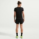 Nike Dri FIT One Classic SS Top Dame Black/White XL