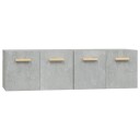 vidaXL Veggskap 2 stk betonggrå 60x36,5x35 cm konstruert tre