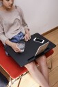 Kikkerland Svart Ekstra Stor iBed for Notebook og Nettbrett