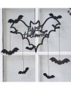 Happy Halloween Flaggermus Skilt Fright Night
