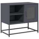 TV benk antrasitt 68x39x60,5 cm stål